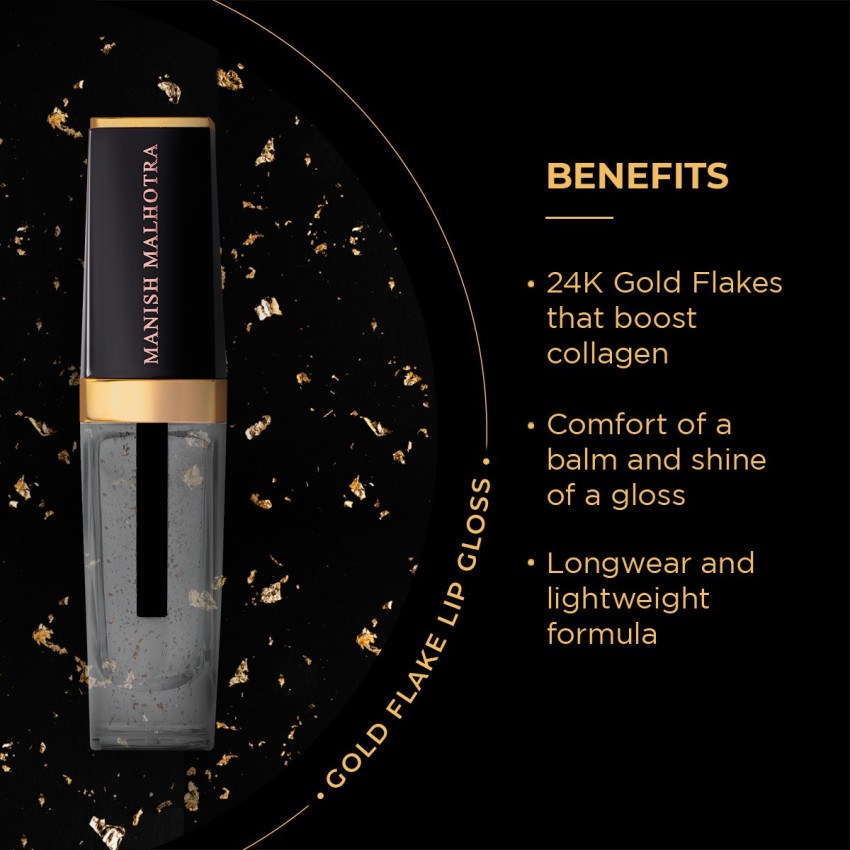 MyGlamm Manish Malhotra Gold Flake Lipgloss - Price in India, Buy MyGlamm Manish  Malhotra Gold Flake Lipgloss Online In India, Reviews, Ratings & Features