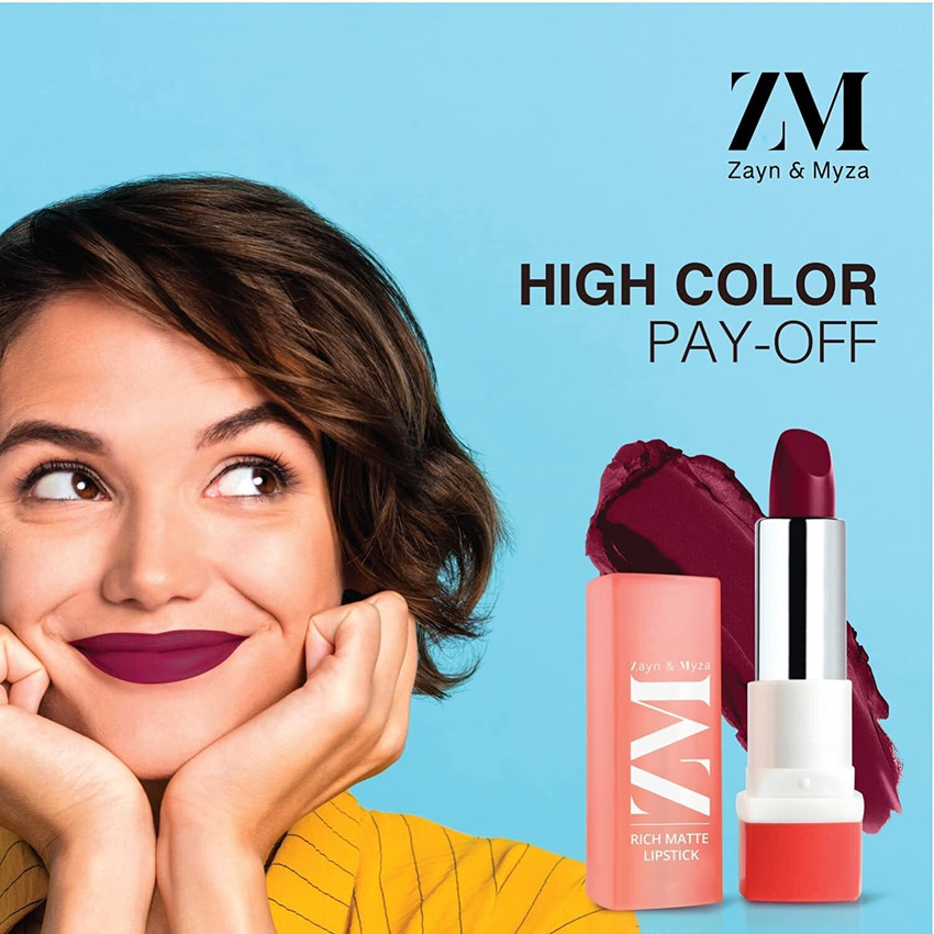 Zayn And Myza Rich Matte Lipstick 06