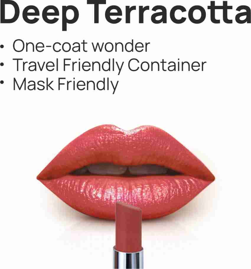 Totta Beauty Deep Terracotta Super Matte Lipsticks