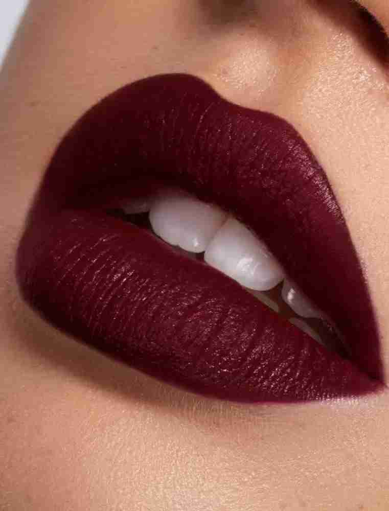 Dark maroon deals color lipstick