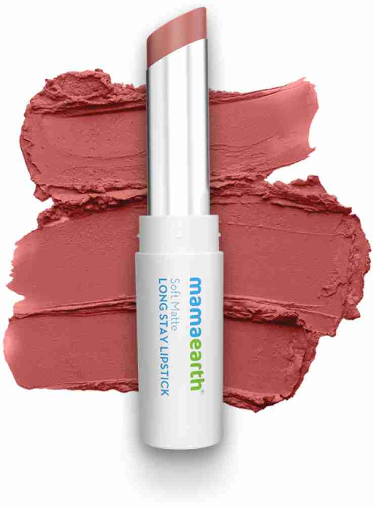 Price in India, Buy Mamaearth Soft Matte Long Stay Lipstick with Jojoba Oil  & Vitamin E for 12 Hour Long Stay Online In India, Reviews, Ratings &  Features