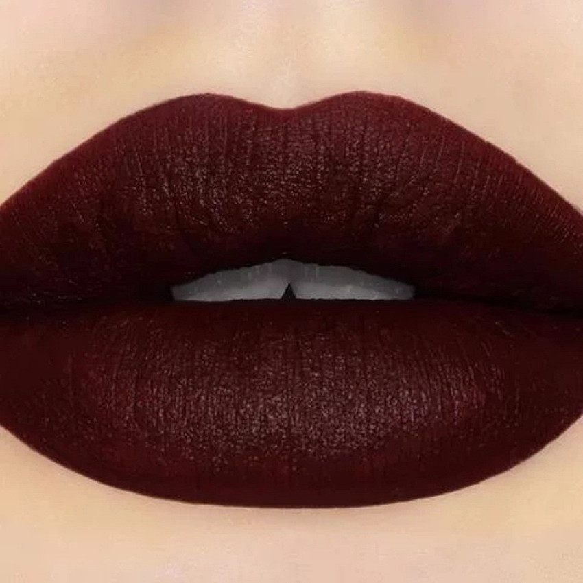 Dark maroon lipstick store