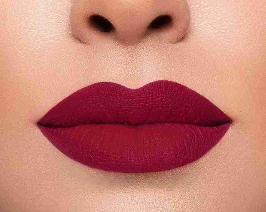 BLUEMERMAID NEW MATTE FINISH LIQUID MAROON LIPSTICK FOR WOMEN