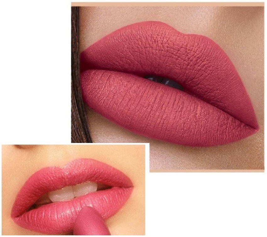 pink lipstick smudge
