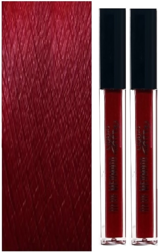 Buy Red colour Lipstick, maroon colour Lipstick, waterproof and long  lasting liquid 9 to 5 Lipsticknbsp;(Packnbsp;ofnbsp;2) Online In India At  Discounted Prices
