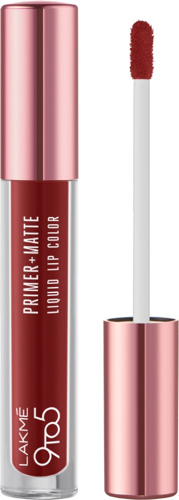 Lipstick of the day - Lakme 9 to 5 primer+matte liquid lip color