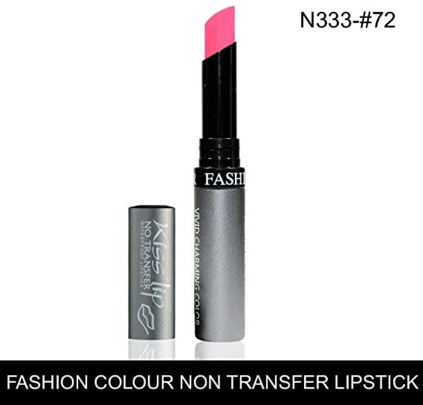 FASHION COLOUR Kiss Lip No Transfer Matte Lipstick Shade 72 Light Pink