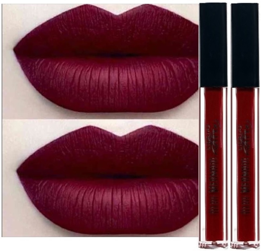 Maroon color on sale lipstick matte
