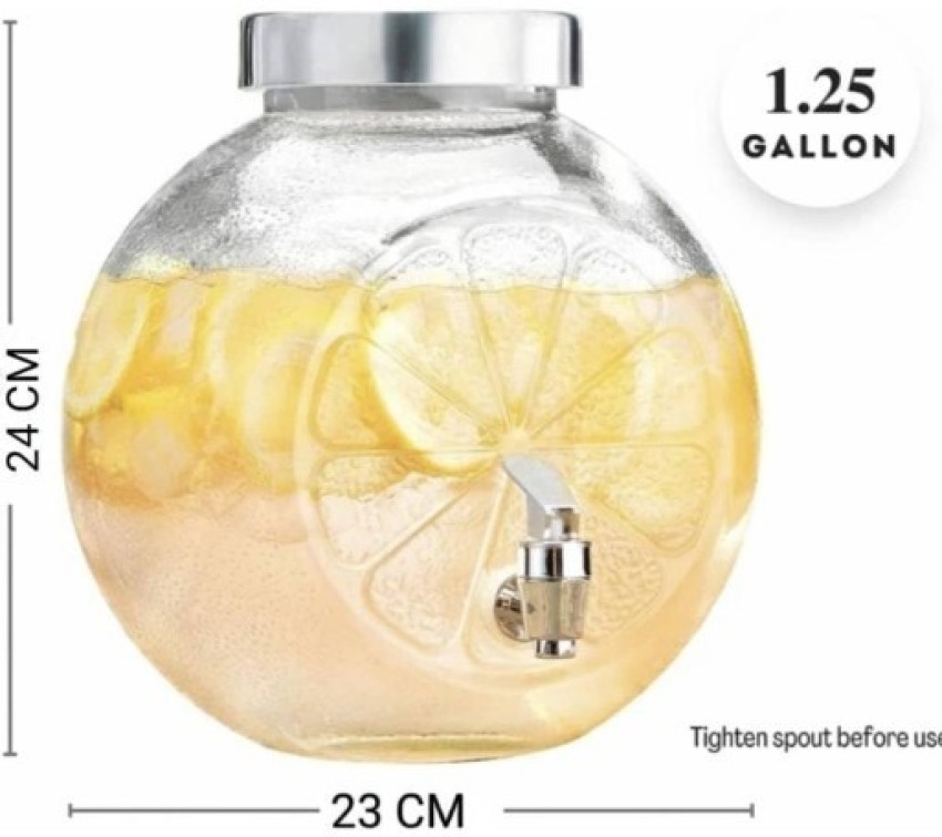 Wholesale 2 Gal. Mason Jar Glass Drink Dispenser CLEAR