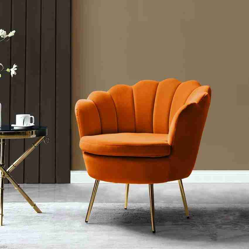 Mustard barrel chair deals