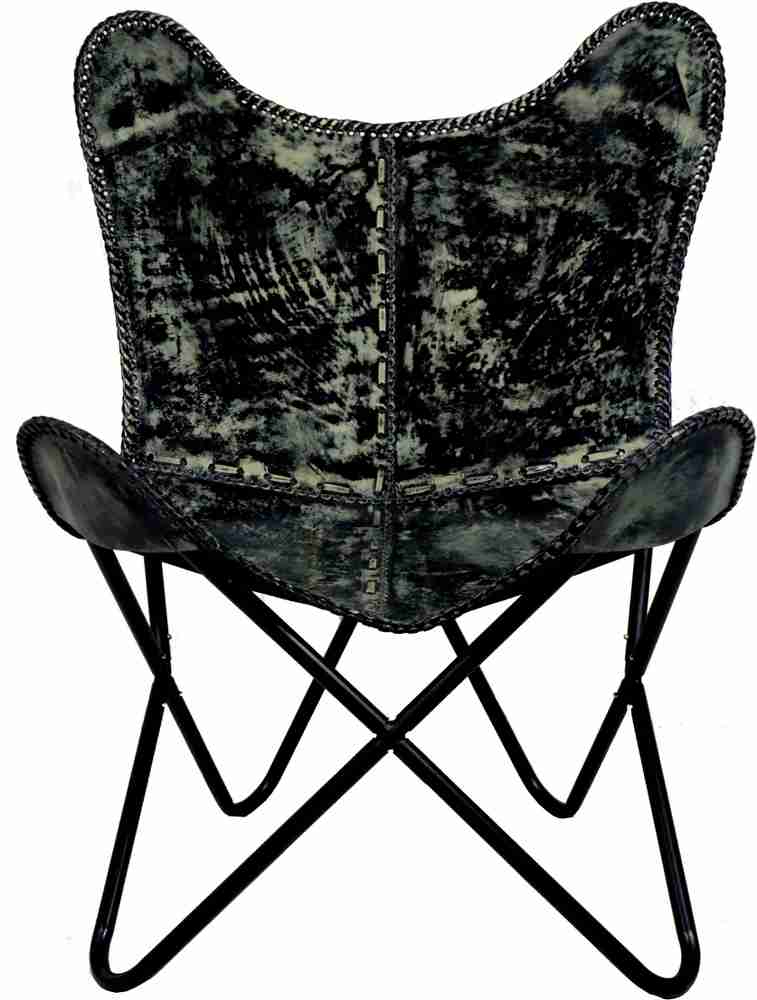 Velvet butterfly chair outlet
