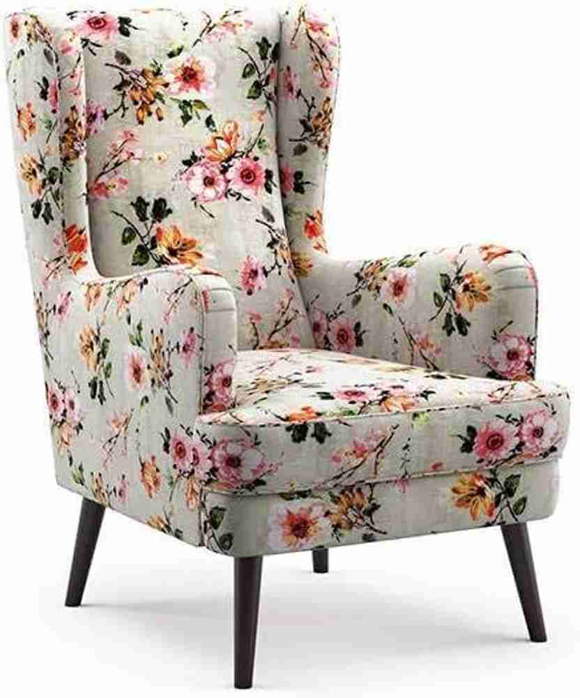 Flower print chair shop