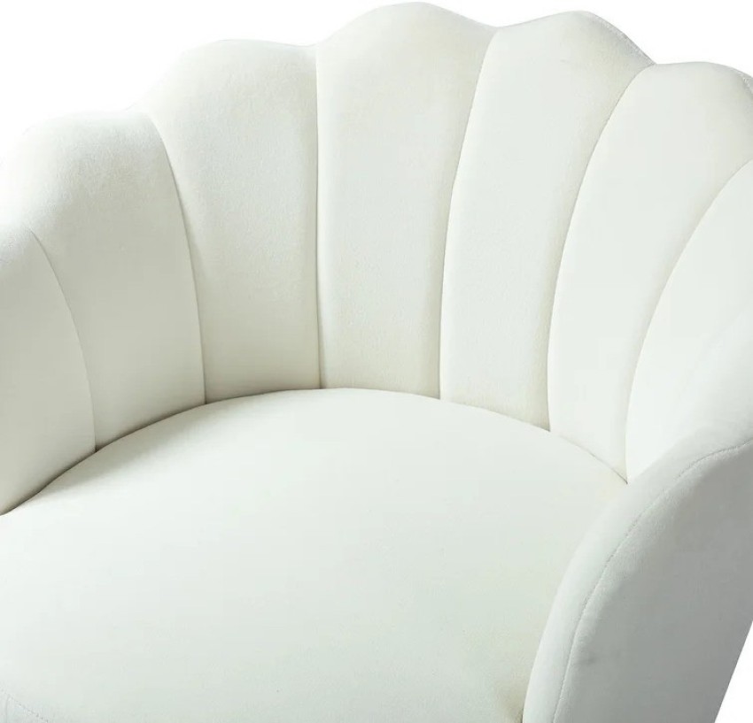 White best sale barrel chair