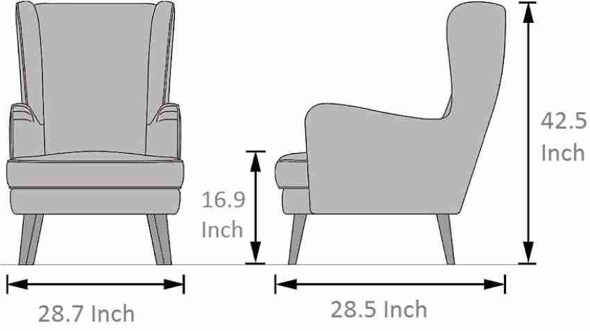 Bedroom high best sale back chair