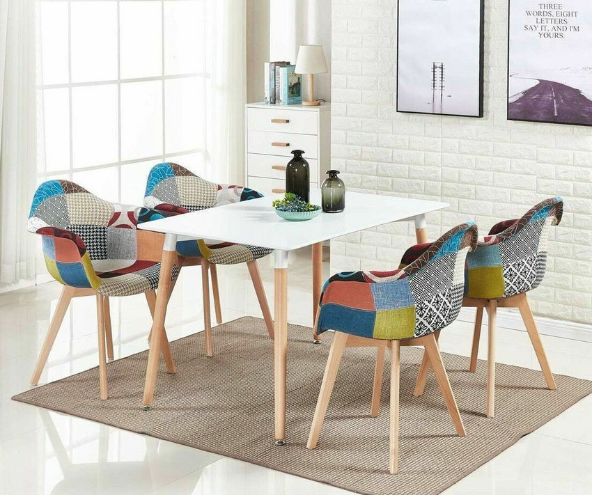 Patchwork tub online chair