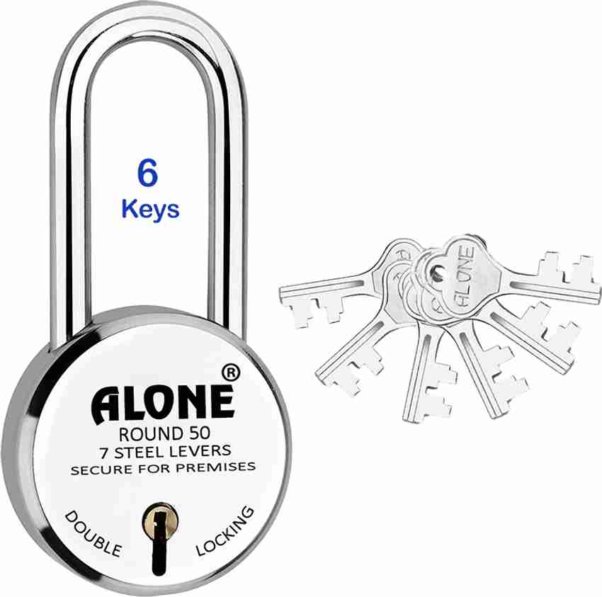 Padlock with 6 keys hot sale