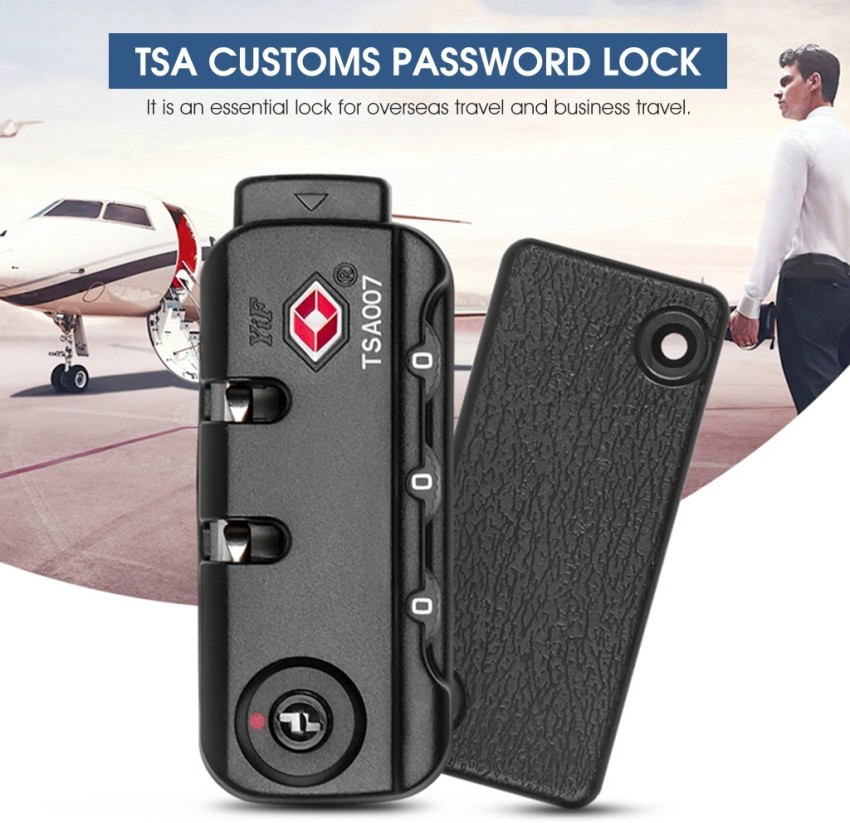 TSA Resettable 3 Digit Combination Travel Luggage Suitcase TSA 007