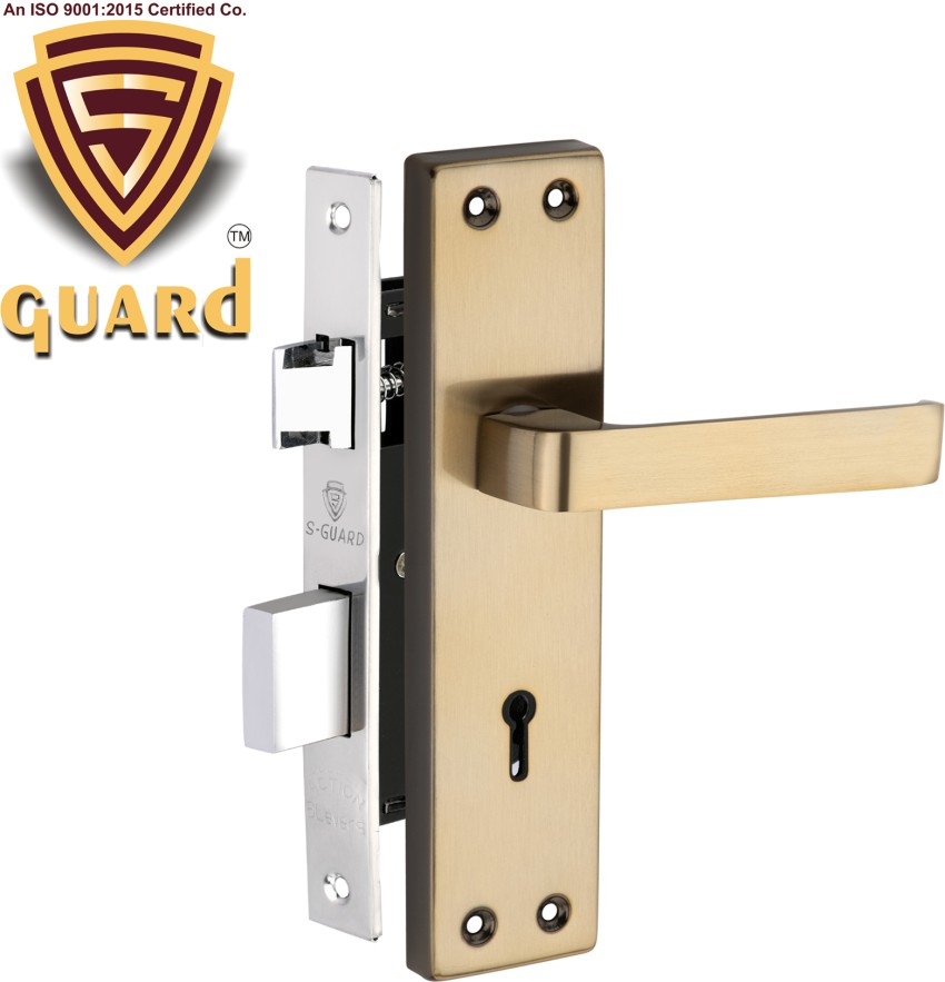 S-Guard Door Lock,Heavy Duty Mortise Handle Lock with 65MM Double Action  Locking-3 Key Lock - Buy S-Guard Door Lock,Heavy Duty Mortise Handle Lock  with 65MM Double Action Locking-3 Key Lock Online at