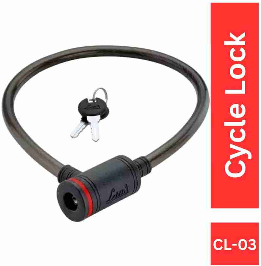 Link Cycles Bikes and Scooters CL 03 Cable Lock Buy Link Cycles Bikes and Scooters CL 03 Cable Lock Online at Best Prices in India Sports Fitness Flipkart