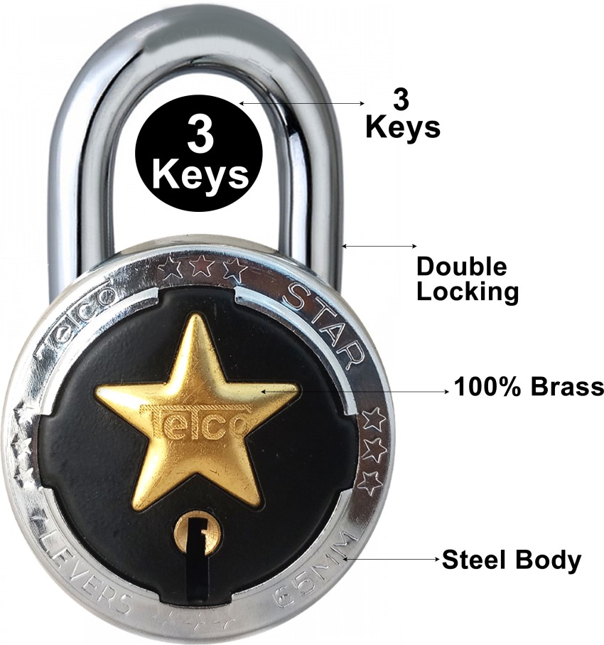 Heavy Duty Brass Padlock - Durable Security in Aligarh at best