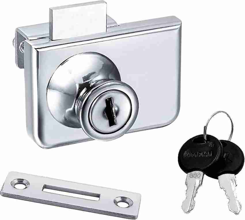 VicTac Glass Cabinet Showcase Double Door glass Display box Lock for 5 8mm Thick Glass Lock