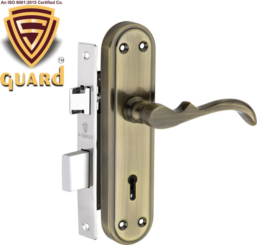 S-Guard Door Lock,Heavy Duty Mortise Handle Lock with 65MM Double Action  Locking-3 Key Lock - Buy S-Guard Door Lock,Heavy Duty Mortise Handle Lock  with 65MM Double Action Locking-3 Key Lock Online at