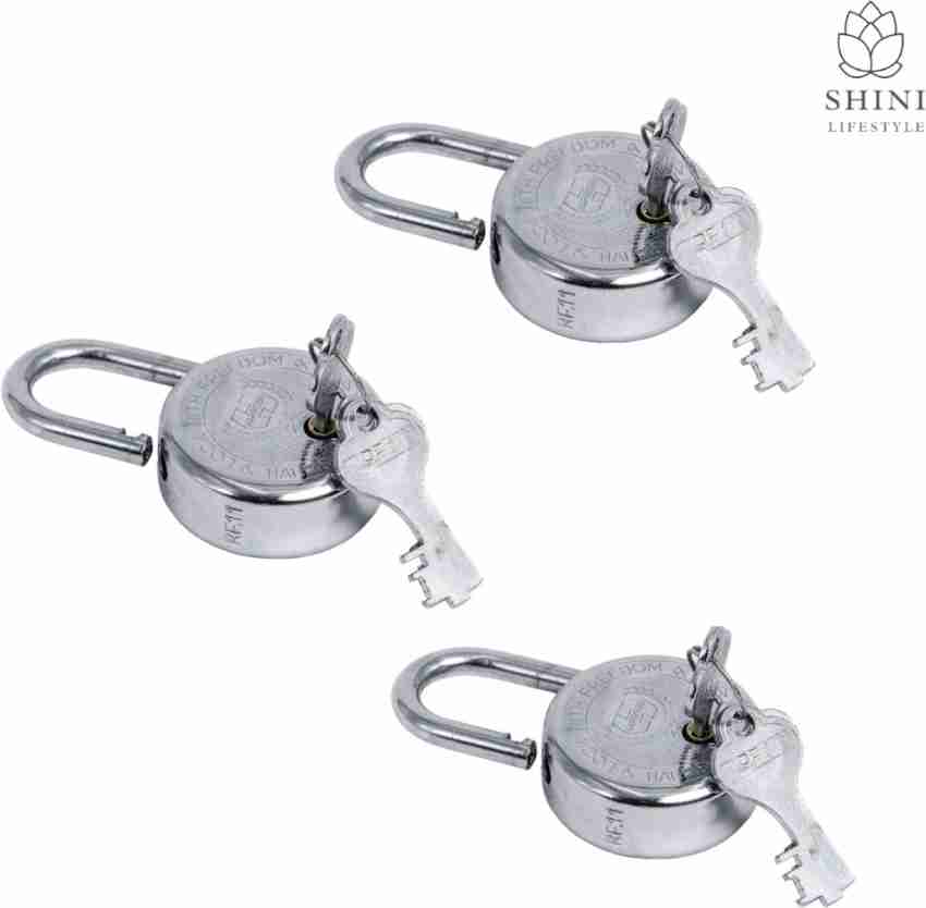 SHINI LIFESTYLE Keys Door Lock, Tala Chabhi, Key Pad Lock, Locker, U Lock  (dia- 75mm, 3pc) Lock - Buy SHINI LIFESTYLE Keys Door Lock, Tala Chabhi