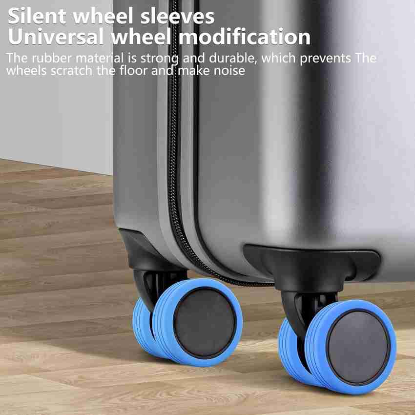 SMONI Luggage Wheel Cover Pack of 4 Silicone Suitcase Wheel CoversProtector Anti Scratch Luggage Cover Price in India Buy SMONI Luggage Wheel Cover Pack of 4 Silicone Suitcase Wheel CoversProtector An...