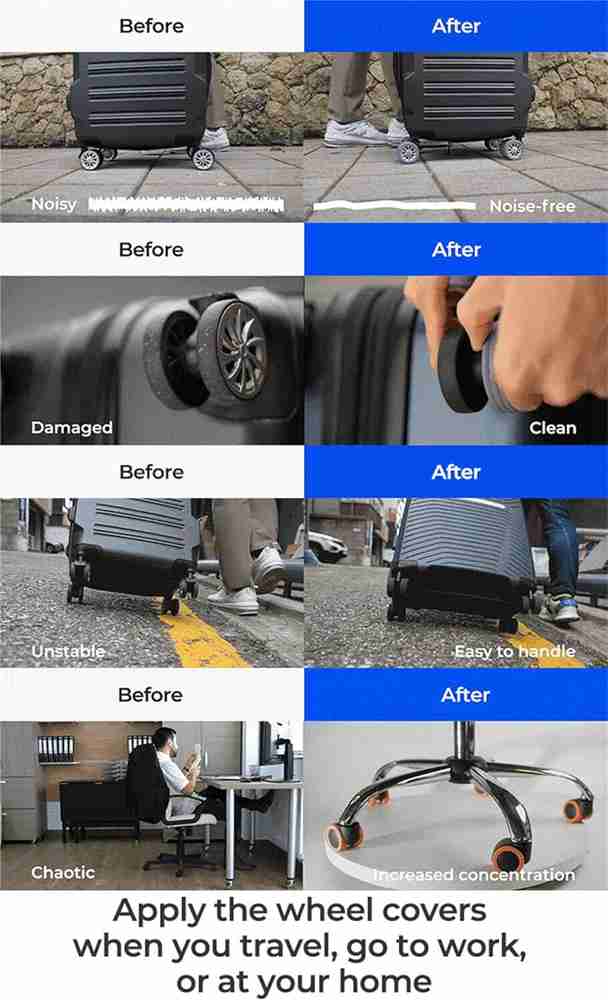 Newvent Suitecase Wheel Cover Travel Luggage Wheel Protector Cover For Office Chair Caster Trolley Bag Luggage Cover Price in India Buy Newvent Suitecase Wheel Cover Travel Luggage Wheel Protector Cov...