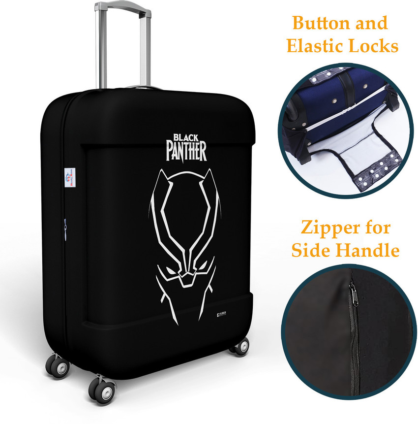 Heart Home Luggage Cover Marvel Black Panther Polyester Luggage Cover Small Medium Pack of 2 Black Luggage Cover Price in India Buy Heart Home Luggage Cover Marvel Black Panther Polyester Luggage Cove...