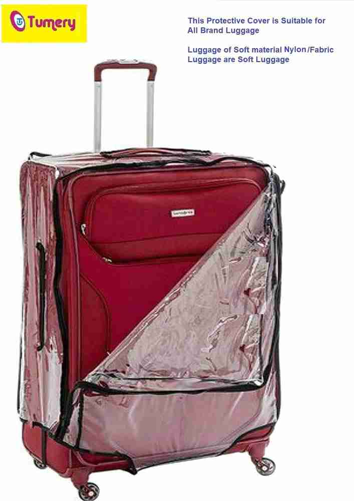 Transparent hot sale luggage cover