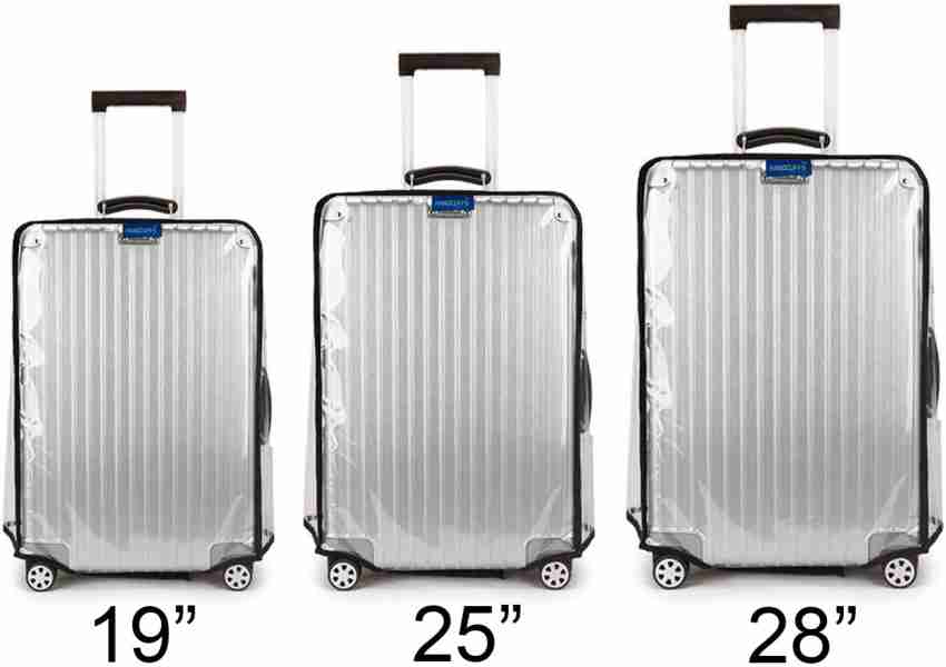 Handcuffs Transparent Luggage Trolley Protective Covers PVC Waterproof  Travel Bag Suitcase Cover : : Fashion