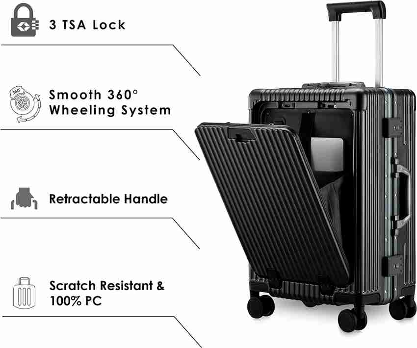 The CLOWNFISH Ambassador Series Carry On Luggage Hard Case Eight Spinner Wheel Trolley Bag Luggage Trolley Price in India Buy The CLOWNFISH Ambassador Series Carry On Luggage Hard Case Eight Spinner W...