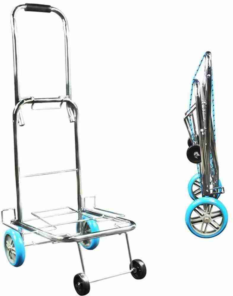 Small luggage cart with wheels cheap