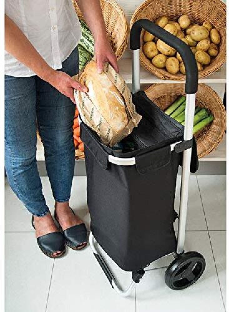 Inditradition Shopping Trolley Bag  Grocery Shopping Foldable Cart with  Wheels Luggage Trolley Price in India  Buy Inditradition Shopping Trolley  Bag  Grocery Shopping Foldable Cart with Wheels Luggage Trolley online