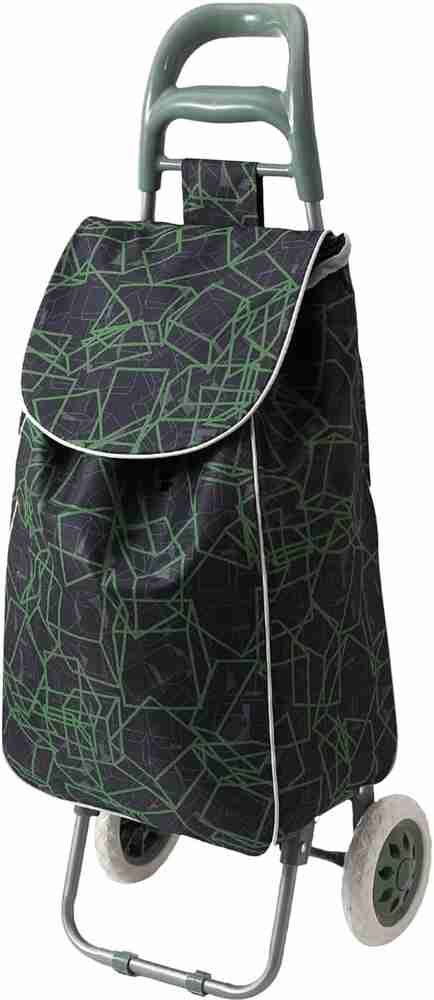 Cheston Shopping Trolley Bag with 2 Wheels Foldable Grocery Bag for Fruits Vegetables Luggage Trolley Price in India Buy Cheston Shopping Trolley Bag with 2 Wheels Foldable Grocery Bag for