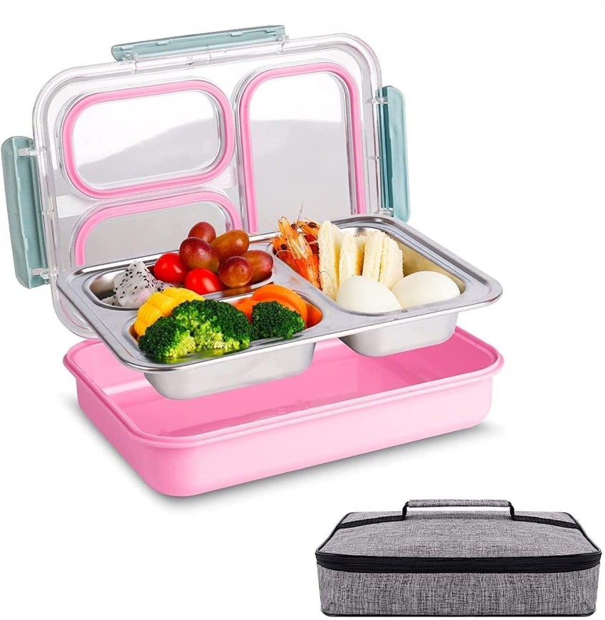 304 Stainless Steel Insulated Lunch Box Leak-proof Food Storage Container, Adult  Bento Box, Men, Wom