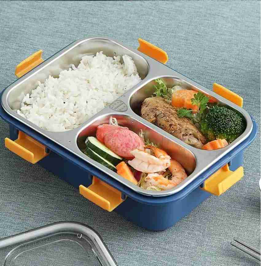 2 Layers Thermal Lunch Box for Kids Thermos Food Container Stainless Steel  Insulation Bento Lunchbox Storage Dinnerware Set