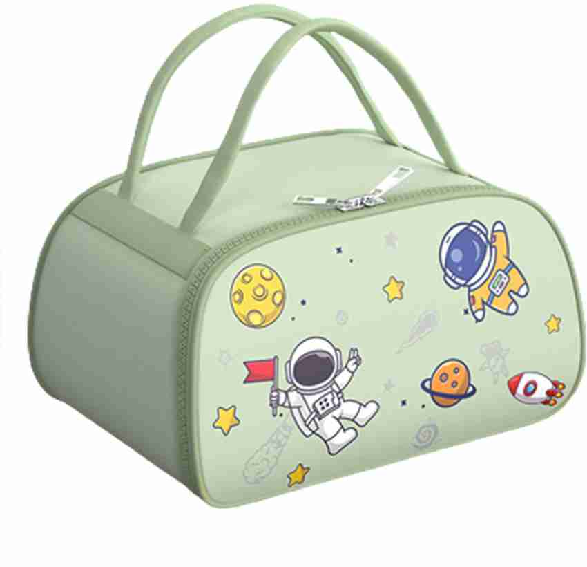 Kids Tiffin Lunch Box with Insulated Lunch Box Cover, Yellow - Little  Surprise Box