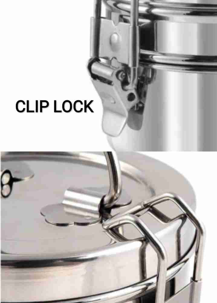 Klip Lock Stainless Steel Container (1300 ml)