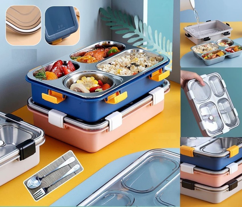 Stainless Steel Lunch Box Adult Compartment Stainless Steel Insulation Lunch  Box 304 Stainless Steel Student Lunch