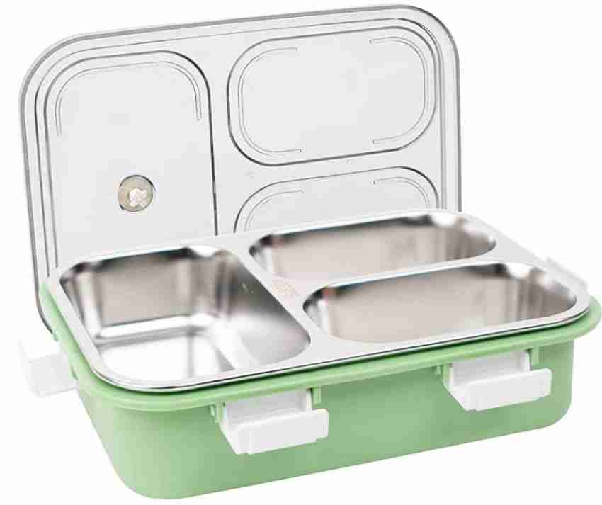 Greater Good. Stainless Steel Lunch Box with 3 Compartments - 1400 ml