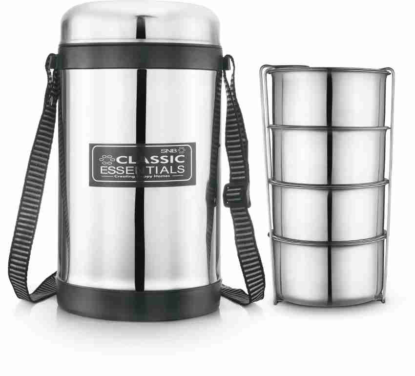 BasicNature thermal container 0.4 L stainless steel