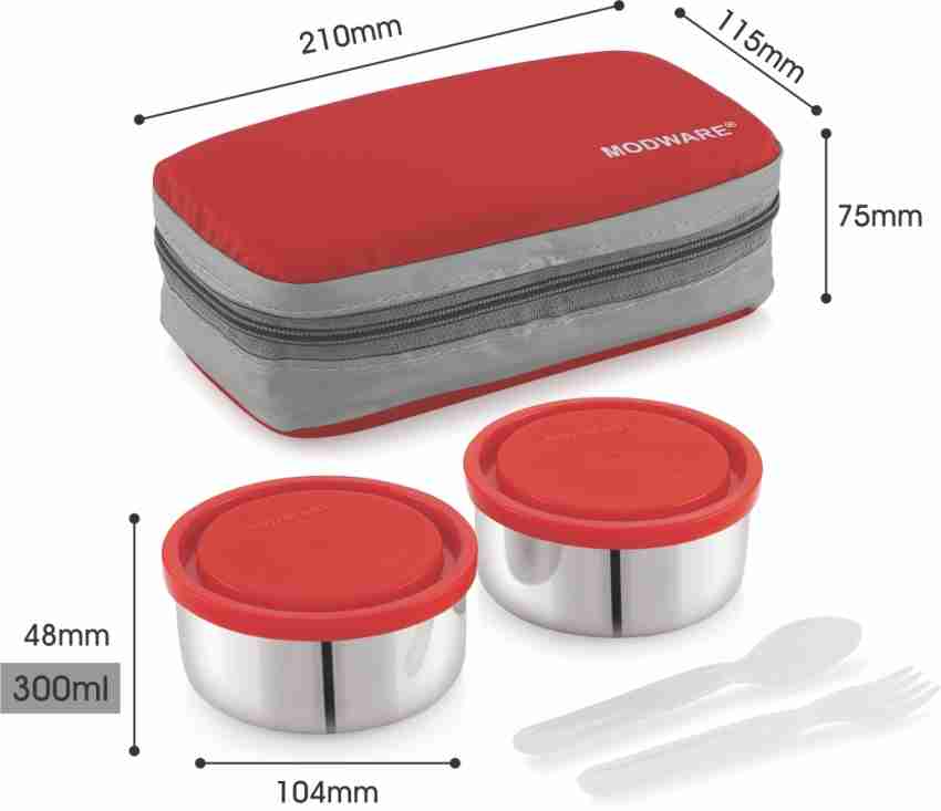 MODWARE Multipurpose Lunch Box Tiffin Set with Bag & 4  Containers Lunch Box 