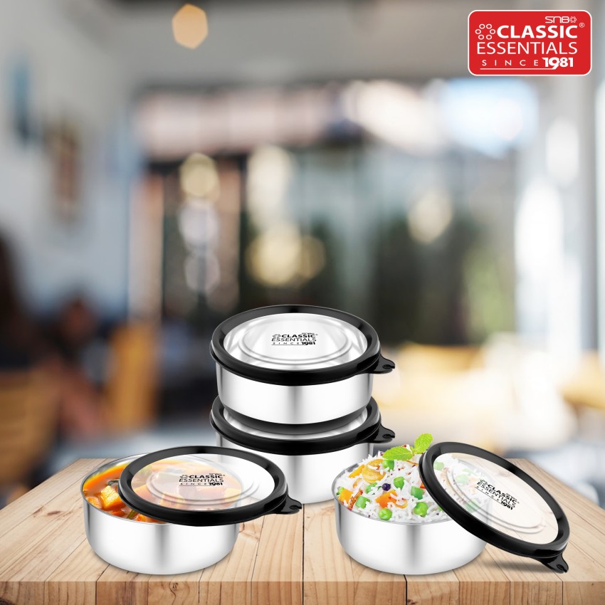 Stainless Steel Food Container Set, Classic