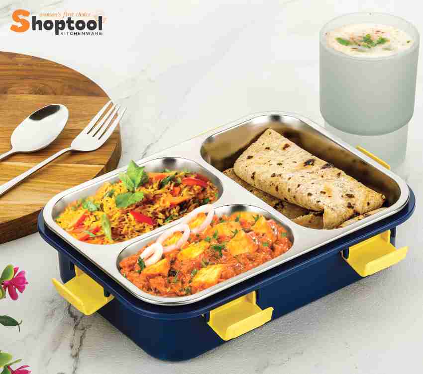 Milton KIDS Lunch Box / LEAK PROOF Tiffin Box for KIDS/ STAINLESS STEEL  Leakproof Tiffin For SCHOOL. 