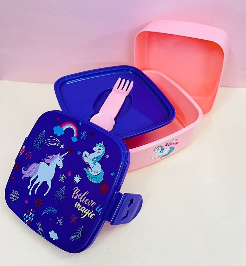 Unicorn Kawaii Bento Lunch Box Water Bottle for Kids Girls Boys