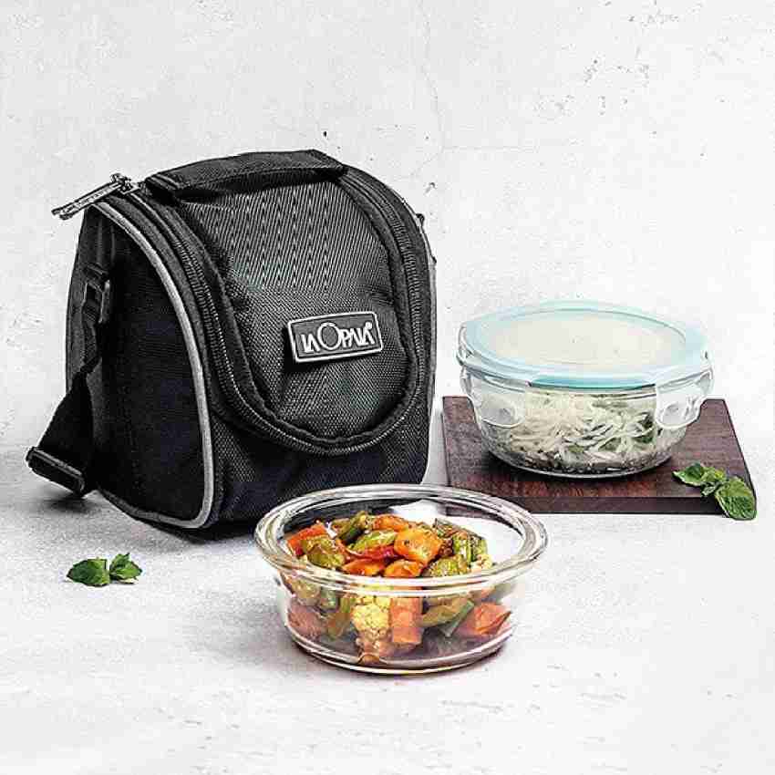 Borosil Set of 3 Pcs Prime Glass Lunch Box Of 400 ML Each Are
