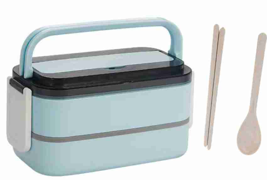 Bento Stainless Steel Stackable LEAK-PROOF Lunch Box for Adults & Kids  cutlery