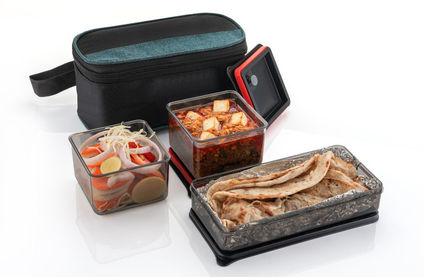 Lunch box with bag in flipkart store